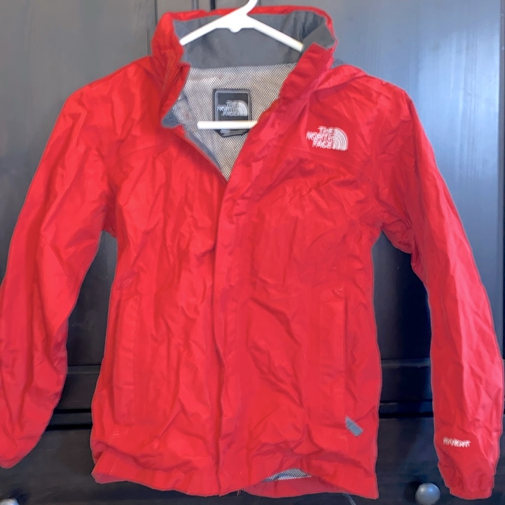 The North Face rain jacket